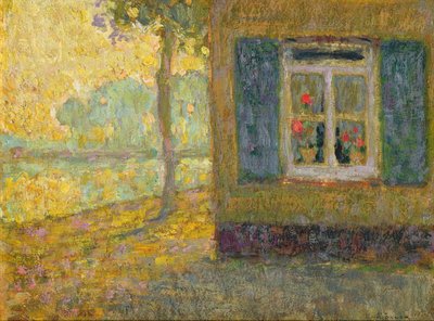 Il sentiero del canale, Gravelines da Henri Eugene Augustin Le Sidaner